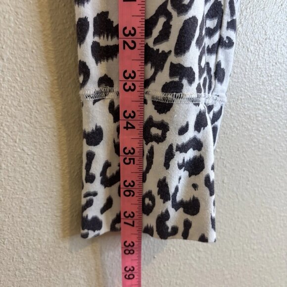 Victoria's Secret Black & White Leopard Print Pajama Pants Size S #224 - Picture 5 of 6